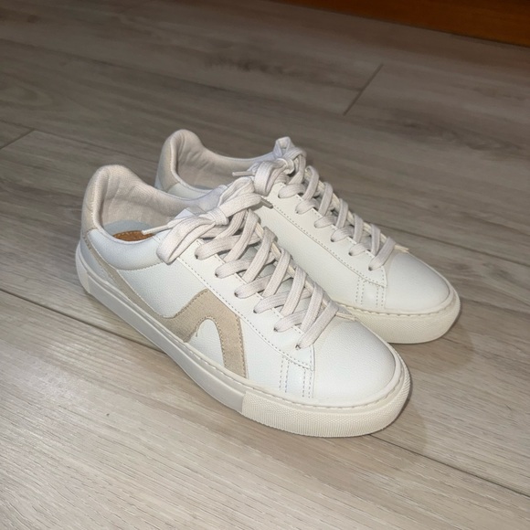 Veja Shoes - KOIO Cream Vegan Leather Sneakers